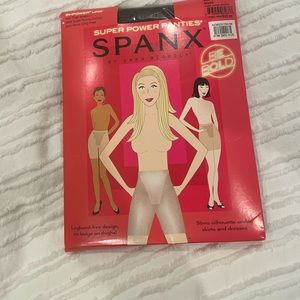 Spanx Super Power Panties in Black Size F. NWT